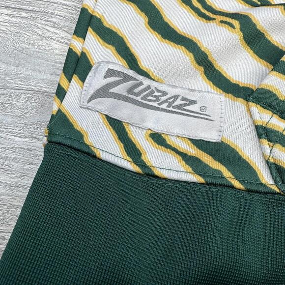 Green Bay Packers Hoodie Adult Sm/Med Green Yellow White Zubas Tiger Stripes - Picture 4 of 9